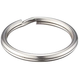 Nissa Chain P-857 Stainless Steel Key Ring, 0.9 inches (22 mm), Reference Load Capacity: 8.8 lbs (4 kg), Pack of 10