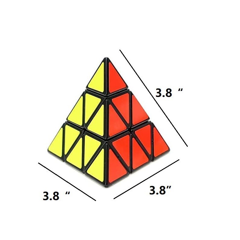 Pyramid Cube Speed Cube Glow in Dark Magic Speed Cube