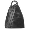 Samantha Look 019544 Women's Rucksack Genuine Leather, black, Einheitsgröße
