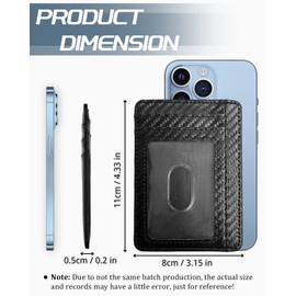 MYGLOAR Mini Wallet for Men Slim Wallet Small Card Holder Slim Card Holder RFID Protection Suede Faux Leather Simple with ID Window