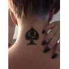 Paquete de tatuaje temporal de la reina de las picas