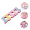 Beavorty 5sets Shiny Nail Separator Toe Separators for Women Toe