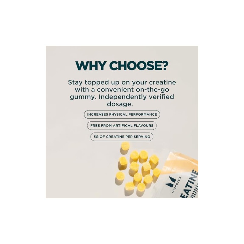 Myprotein Creatine Gummies - 3g per Serving - Electrolyte Enhanced