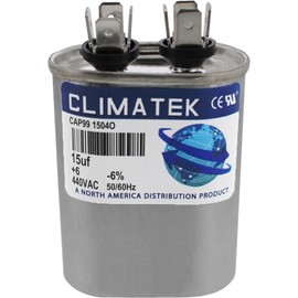 ClimaTek Oval Capacitor - fits Totaline # P291-1504 | 15 uf MFD 370/440 Volt VAC