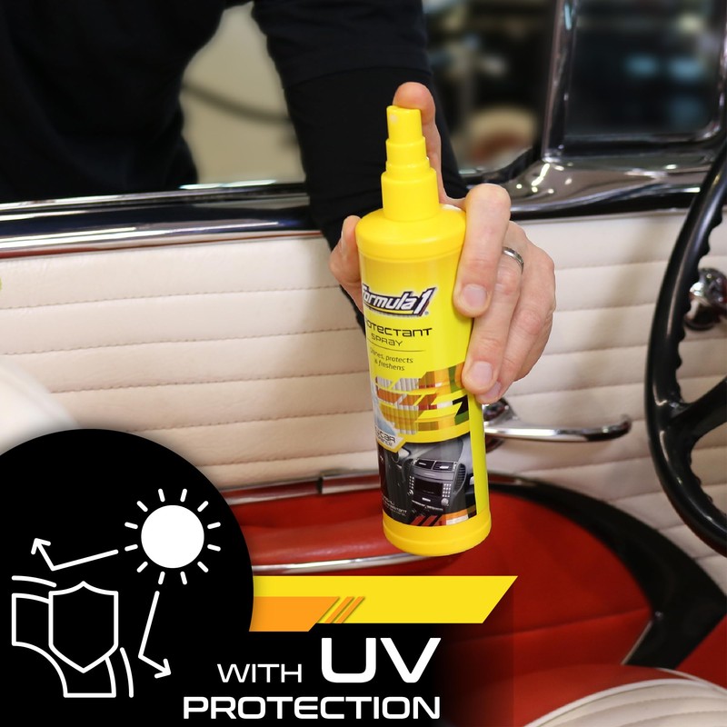 Formula 1 Interior Detailing Protectant Spray, Car Interior Cleaner with