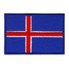 Iceland Flag Small Iron-On or Sew On Iron-On Patch for