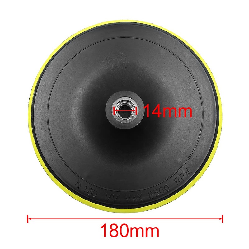 X AUTOHAUX 7 Inch Car Automotive M14x2.0 Pad Backing Plate