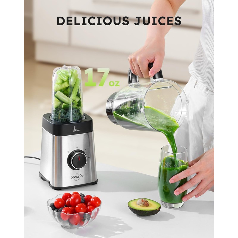 Sangcon Blenders for Kitchen - Smoothie Blender - Personal Blender