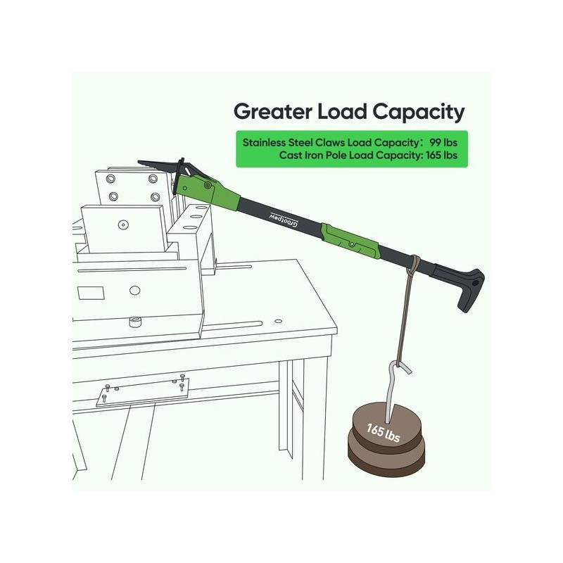 Grootpow Weeder Puller Tool, Stand Up Dandelion Weeder with 40"