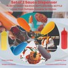 Abrus® Set of 2 Sauce Dispenser | Plastic Handy Squeeze