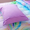 ZUEXVOFY Purple Mermaid Bedding – Kids Comforter Sets for Girls,