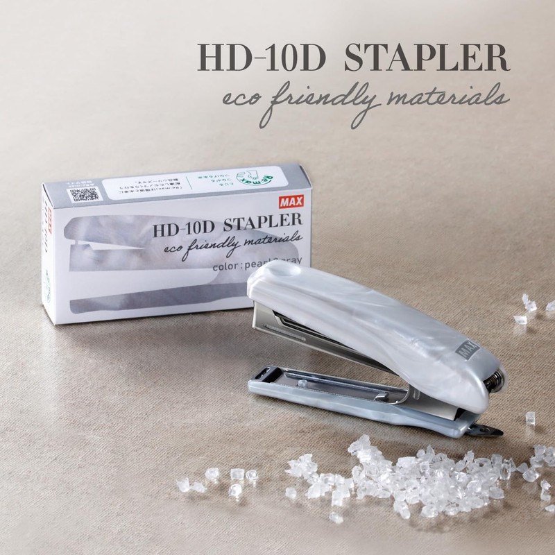 Max Stapler Sustainable HD-10D/BP1 Pearl Blue ZH90214