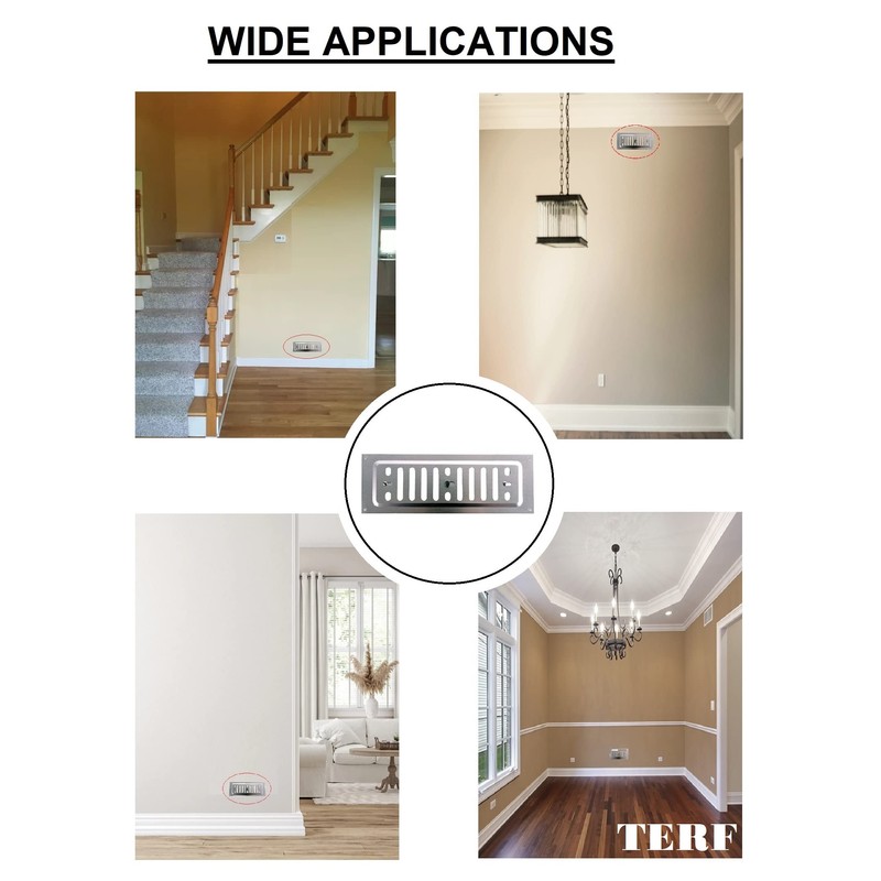 TERF® 9'' X 3'' Open and Close Adjustable Aluminium Air