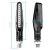 Set 4 Piezas De Luces Direccionales Intermitentes LED Para Moto