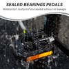 KABON Bicycle Pedal Foldable Non-Slip Bicycle Pedal Set with Reflectors