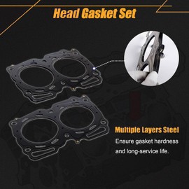 AUCERAMIC HS26170PT-1 MLS Head Gasket Set Fit for 1999-2005 Subaru Forester Legacy Outback Impreza Baja 2.5L H4 SOHC, Cylinder Engine Gasket Kit, Engine EJ25