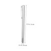 KICHOUSE Optometry Stick Extension Rod Silver Wand for Visual Chart