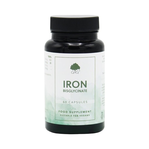 Iron (bisglycinate) Capsules | 20mg Iron (bisglycinate) per Capsule |