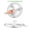 Yododo Pizza Pan, 13½ inch Stainless Steel Pizza Pan Set