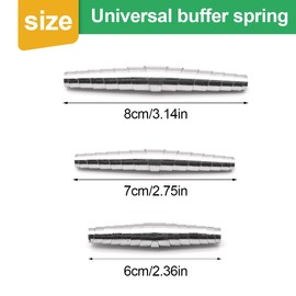 XPEX Pack of 9 Spring for Secateurs, Garden Shears Spring 6 cm 7 cm 8 cm, Garden Shears Spring Replacement, Used to Replace Garden Shears, Improve Cutting Performance