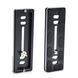 Hilandkom PU 120 Quick Release Plate 1/4 Tripod Thread Arca-Swiss Standard, Compatible with DSLR and Mirrorless Cameras, Suitable for Canon, Nikon, Sony, Non-Slip and Lightweight Design (PU 120)