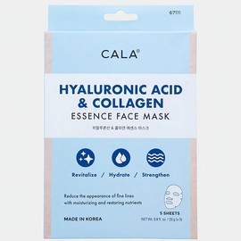 5 Piezas De Mascarilla De Ácido Hialurónico Y Colágeno Cala Tipo de piel Todo tipo