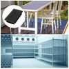 METALLIXITY Rectangle End Caps (100x60mm) Set of 2 Plastic Rectangle