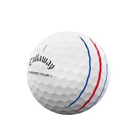 Callaway Golf Balls Chrome Tour Triple Track Balls, White, Pack of 3, BL CG CHRM Tour 24 TRPLTRK 3B PK
