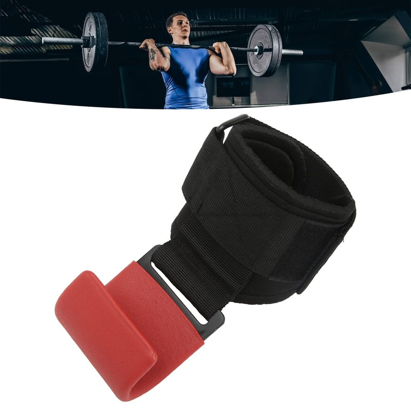 SUNGOOYUE Heavy Duty Lifting Wrist Straps Gloves, Weight Lifting Hooks,