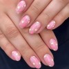 WEIXIWUYU 24pcs Strawberry Press on Nails - Almond 3 Fl