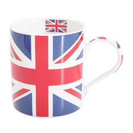 Lesser & Pavey LP33591 Tasse mit Union Jack, feines Porzellan und verpackt