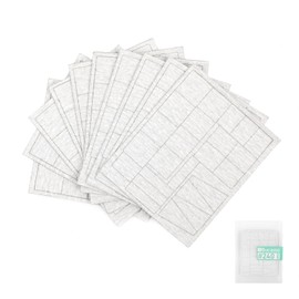 Bucasso Sanderpaper for Reciprocating Sander RSH-1000, 240 Grits 10pcs with Each 24 Pads (#240)