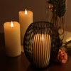 TECHLONG Flameless Candles with Remote Timer, 3D Moving Flickering Flame