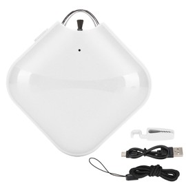 Necklace Air Purifier USB Rechargeable Mini Portable Negative Ion Personal Purifier for Car Home TravelWhite