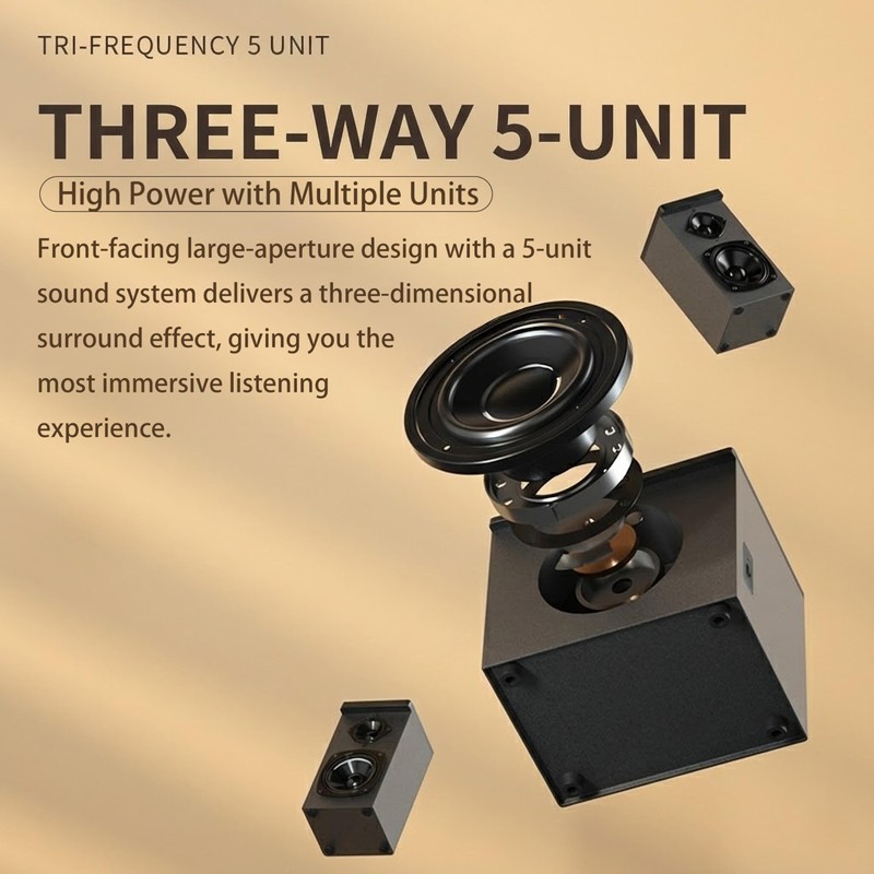 IBALL·BOX 2.1 Computer Speakers with Subwoofer, PC Speakers for Desktop