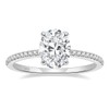 Zakk Women's 925 Silver Engagement Rings Solitaire Ring 3CT Oval