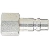 Dixon Valve D4F4 Steel Industrial Interchange Pneumatic Fitting, Nipple, 1/2"