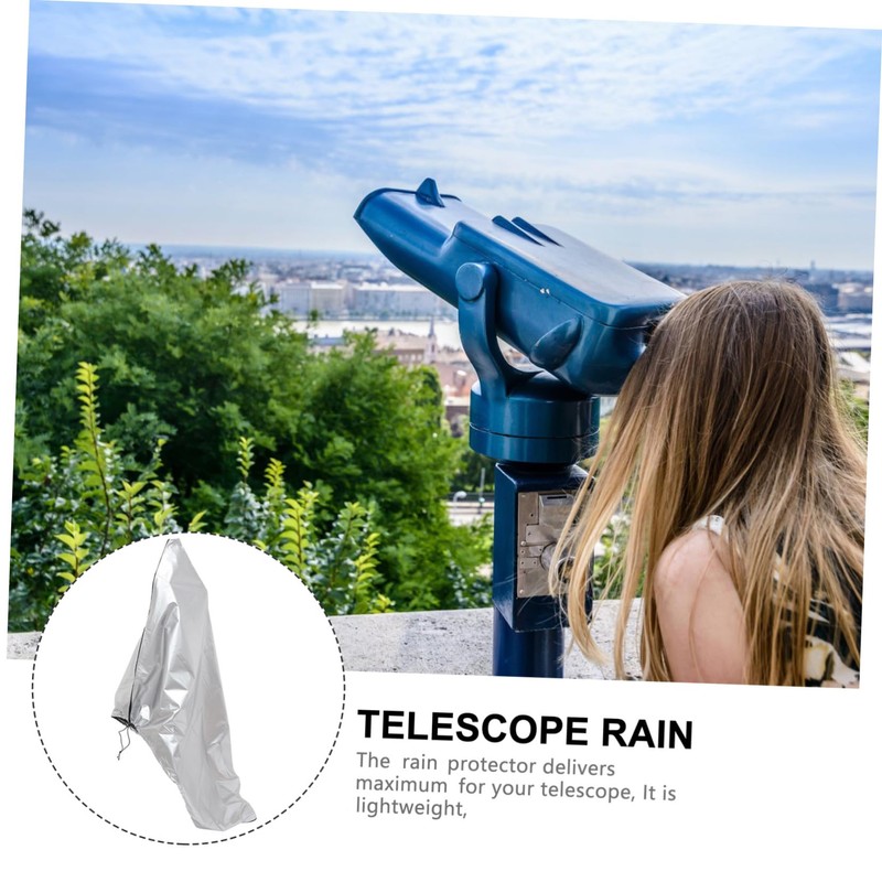 SHOWERORO Telescope Cover with Fixing Strap Oxford Protection for Outdoor