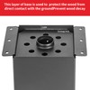 AXWHYS 6x6 Post Base 4 Pcs, (Inner Size 5.6x5.6) Post