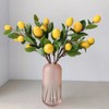 Artificial Lemon Branch 65cm Yellow Lemon Long Branches Leaves Green