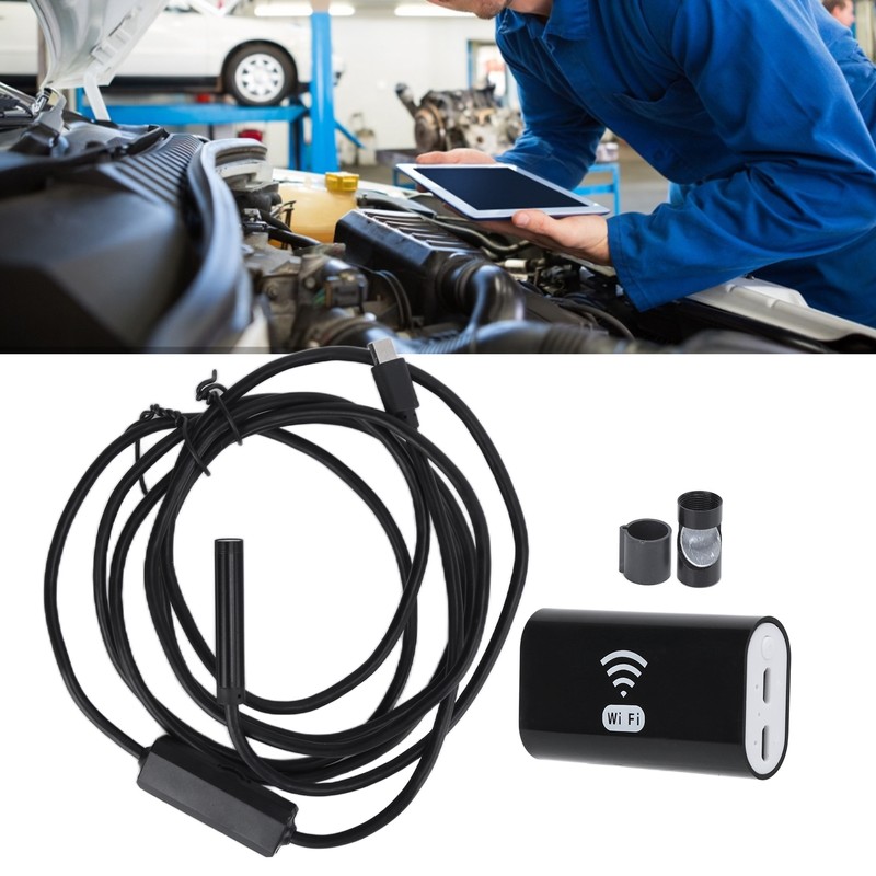 F99 8mm Industrial Endoscope Hard Wire High Definition WIFI Boroscope