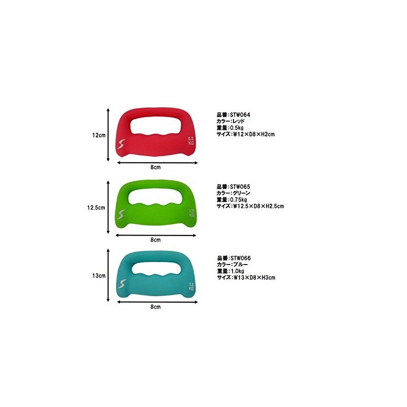 SINTEX (シンテックス) Walking Dumbbell 0.75kg STW065