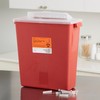 McKesson Sharps Container, Stackable, Locking Lid, Red, 3 gal, 12