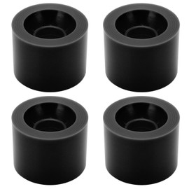 PUENTE 4pcs 60x45mm Skateboard Wheels 78A Longboard Cruiser Wheels Replacement PartsBlack