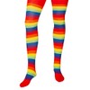 Wicked Costumes Adult Rainbow Stripey Tights - One Size