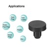 MECCANIXITY Silicone Rubber Solid Plug Soft Flexible Stoppers for 5.5-6mm