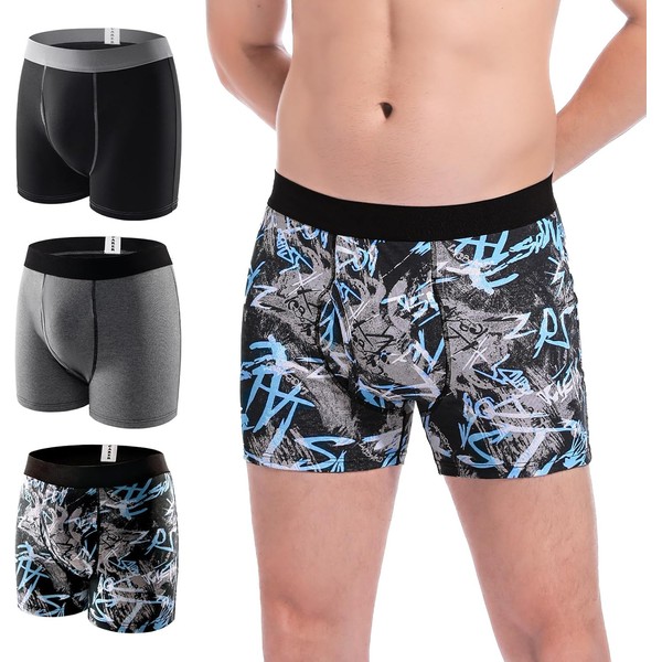Carer Incontinence Underwear for Men Washable Mens Incontinence Boxer Briefs