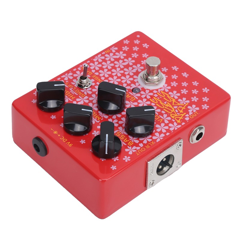 Bass Guitar Effects Pedal Driver with DI Tube Amplifier XLR