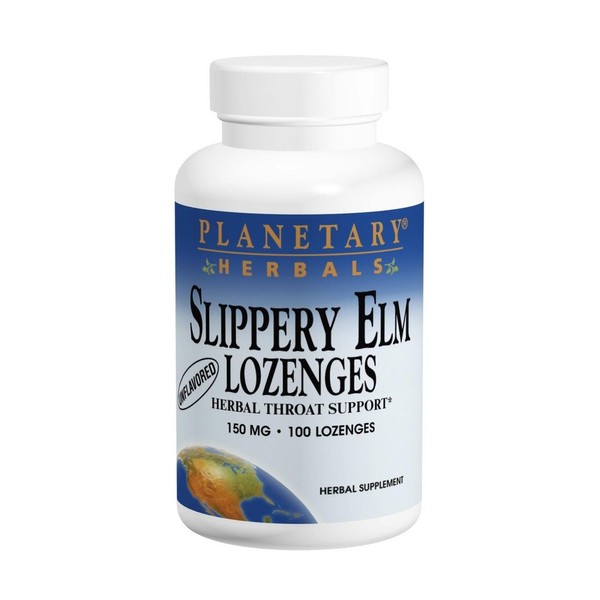 Planetary Herbals Slippery Elm Lozenges Tangerine 200 Lozenge
