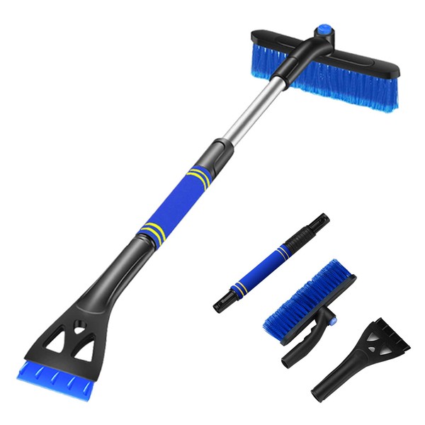 Okuleya Car Ice Scraper & Snow Brush (2 in 1)